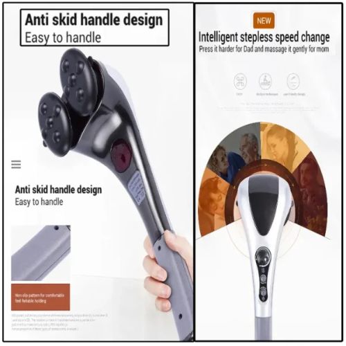 Double Head Full Body Massager Machine - Ultimate Pain Relief & Relaxation!