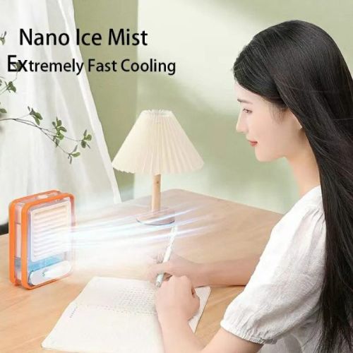 Stay Cool & Refreshed with Our Mini Mist Humidifier Fan!