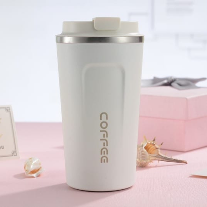 Reusable Coffee Travel Mug with Lid – Minimalist Coffee Cup