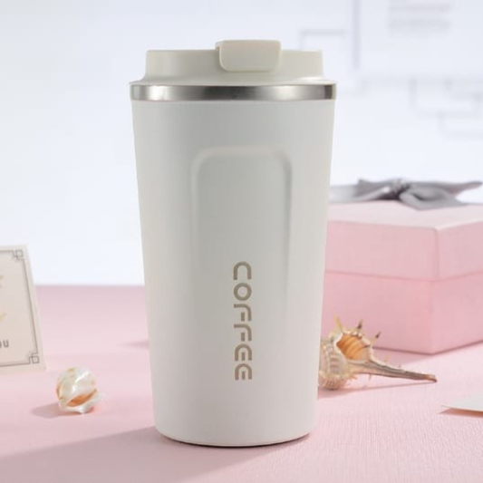 Reusable Coffee Travel Mug with Lid – Minimalist Coffee Cup
