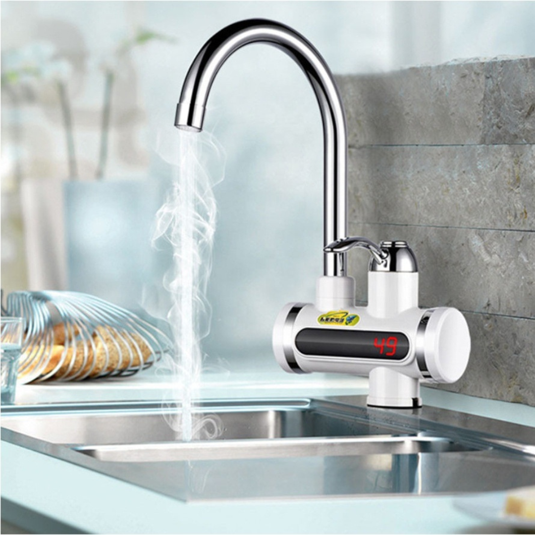Instant Electric Water Heater Faucet with Digital Temperature Display