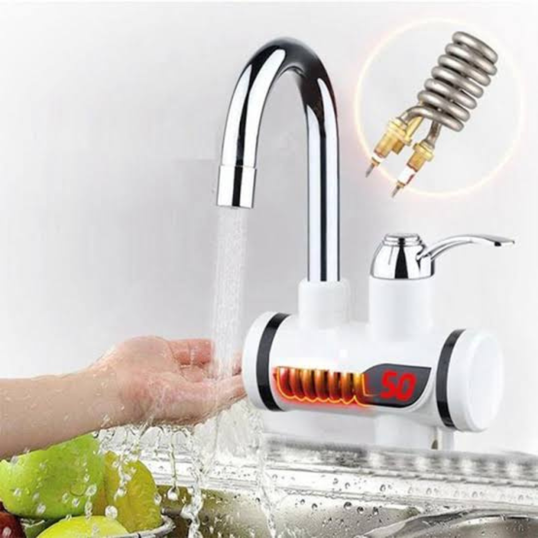 Instant Electric Water Heater Faucet with Digital Temperature Display