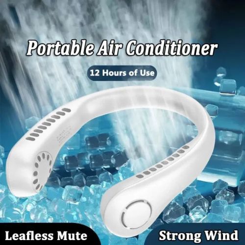 Stay Cool This Summer with Our Leafless Hanging Neck Fan!