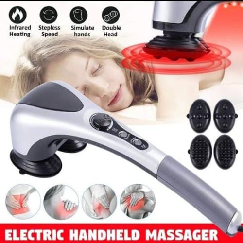 Double Head Full Body Massager Machine - Ultimate Pain Relief & Relaxation!