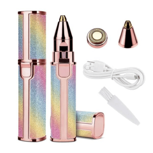 2-in-1 Electric Eyebrow Trimmer and Shaver for Women