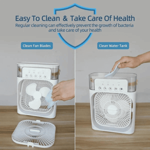 Portable Air Conditioner Fan || Fine Mist Water || Random Colours