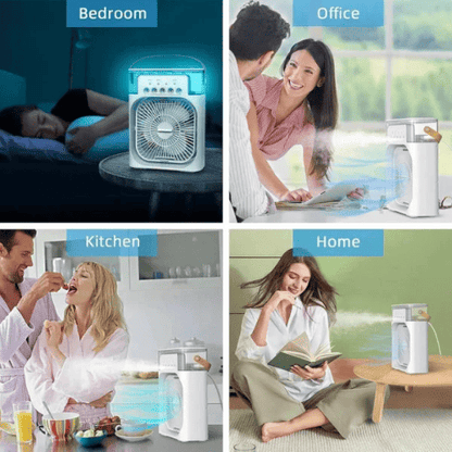 Portable Air Conditioner Fan || Fine Mist Water || Random Colours
