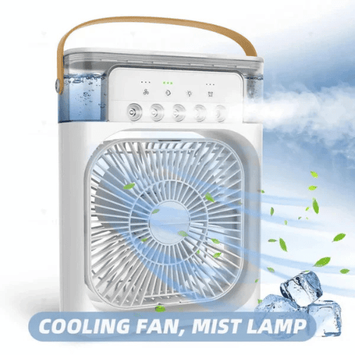 Portable Air Conditioner Fan || Fine Mist Water || Random Colours